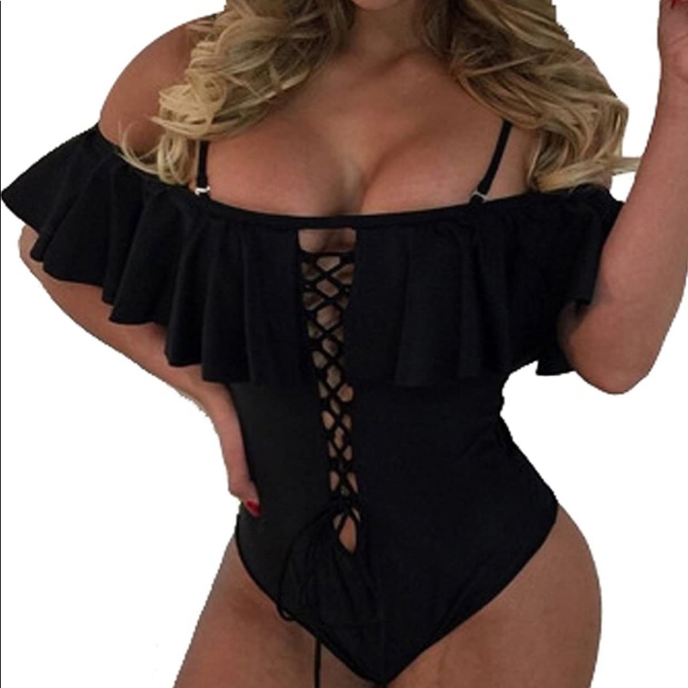Black swimsuit